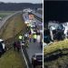 Un autocar cu români s-a răsturnat pe autostradă în Slovenia. Trei persoane au murit, iar altele patru sunt grav rănite