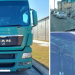 Maramureșean, la un pas de moarte după ce o bucată de gheață de pe un camion i-a căzut pe mașină. Ce zice poliția?