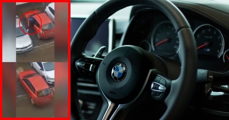 Copil de maxim 10 ani, filmat în timp ce conducea o maşină