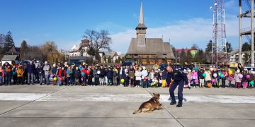 ,,Școala Altfel”, la ITPF Sighetu Marmaţiei: ciobănescul german Athos a fost vedeta evenimentului