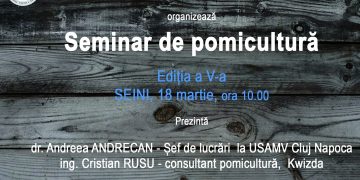 Seminar de pomicultură la Liceul Tehnologic „Alexiu Berinde” din Seini