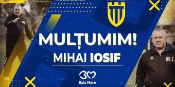Mihai Iosif  pleacă de la CS Minaur Baia Mare. Vasile Miriuță va prelua echipa