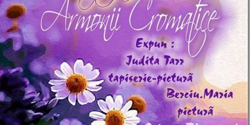 Expoziție de pictură și tapiserie ”Armonii Cromatice”, la Biblioteca Judeţeană
