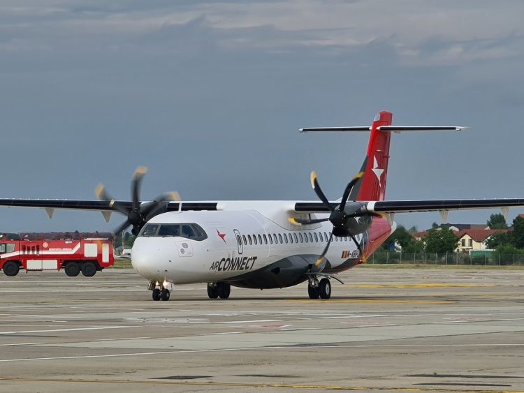 Curse Baia Mare – București şi retur, operate de compania aeriană Air Connect