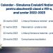 Simulare Evaluare Naţională 2023. Probele pentru elevii de clasa a VIII-a încep luni, 20 martie