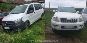 Două mașini căutate de autoritățile străine, oprite la ieșirea din țară