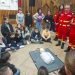 Şcoala Altfel. Elevii Colegiului de Arte Baia Mare, întâlnire cu paramedicii şi voluntarii din cadrul ISU