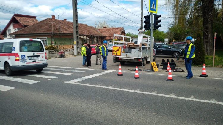 Au fost montate semafoare în Seini