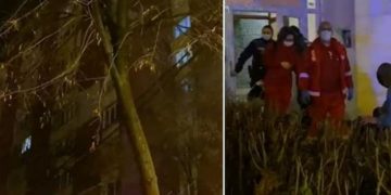 Intervenție salvatoare: O băimăreancă a vrut să se arunce de la etaj în plină noapte