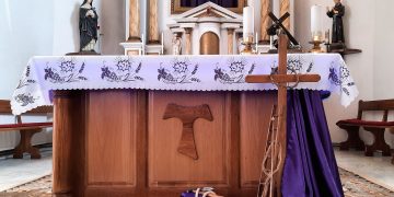 Programul liturgic din Săptămâna Mare la Biserica romano-catolică “Sfântul Anton de Padova” (“Sfântul Nicolae”) din Piaţa Păcii