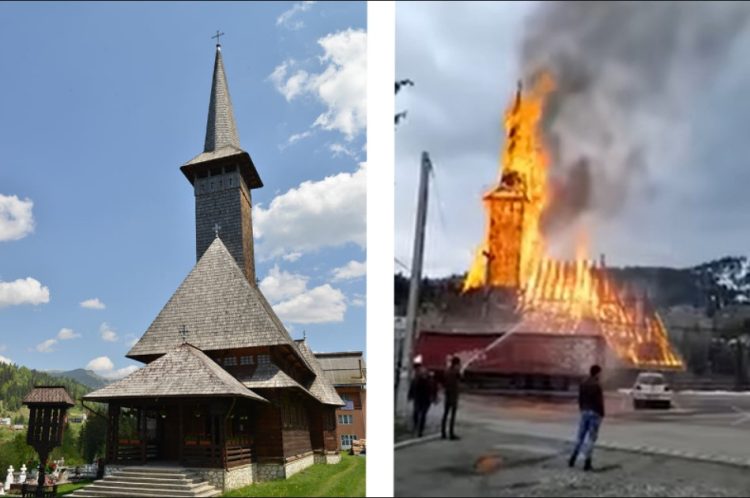 Istoricul bisericii din Complexul Borșa, mistuită de flăcări în Duminica Floriilor!