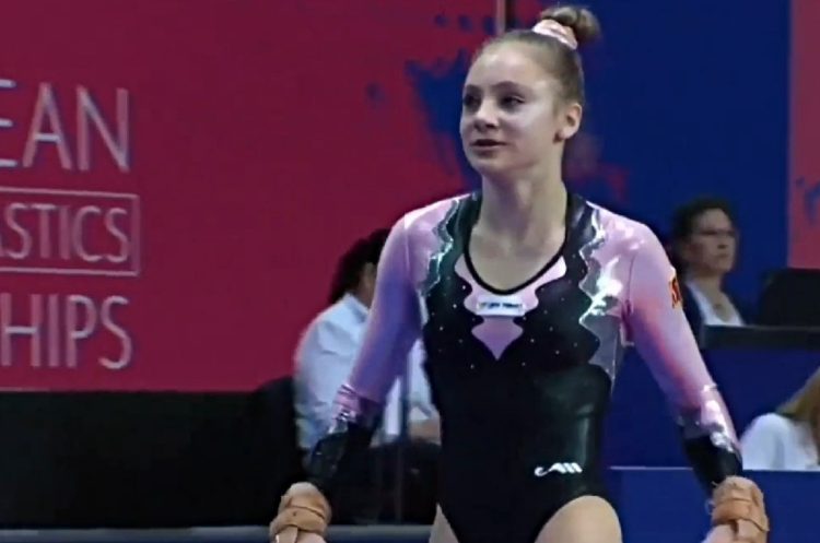 Gimnastică artistică: Sabrina Maneca-Voinea, locul 4 în finala de la sărituri la Europene