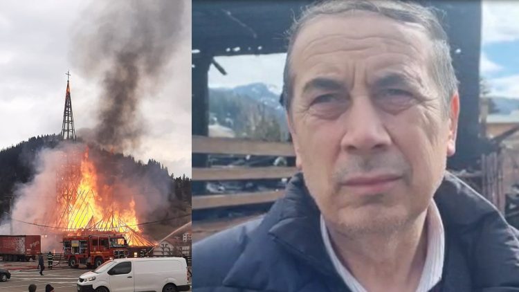 Ce spune părintele paroh al bisericii care a fost mistuită de flăcări în Borșa Complex. Care ar cauzele incendiului? VIDEO