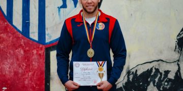 Plt. Olăhuț Rareş, din cadrul Detașamentului ”Cpt. Marchiș Adrian” Baia Mare, locul I la Campionatul de tenis de masă