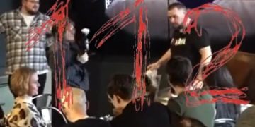 Momentul exploziei din Sankt Petersburg în care bloggerul Vladlen Tatarski a fost ucis. VIDEO