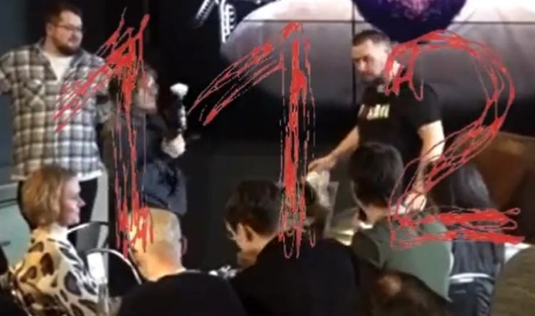 Momentul exploziei din Sankt Petersburg în care bloggerul Vladlen Tatarski a fost ucis. VIDEO