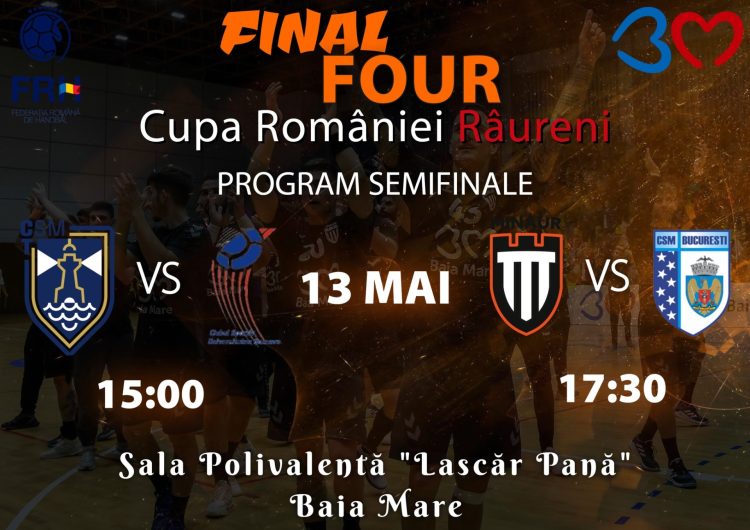 Handbal. Programul semifinalelor Cupei României Râureni