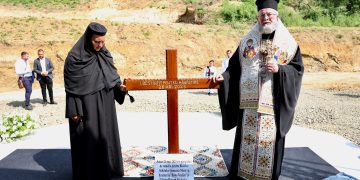 A fost pusă piatra de temelie a Schitului cu hramul „Buna Vestire” din Șomcuta Mare