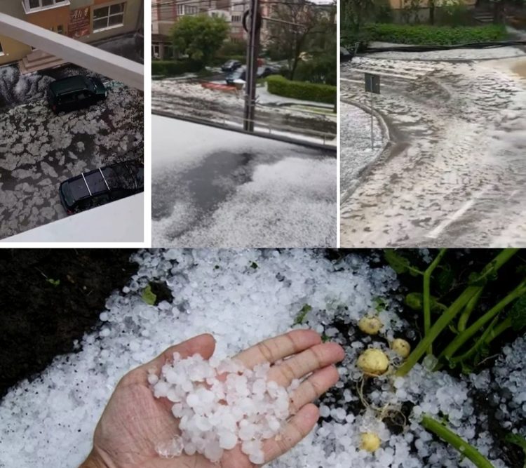 Potop în Baia Mare! Străzi inundate și circulație blocată în mai multe zone. VIDEO