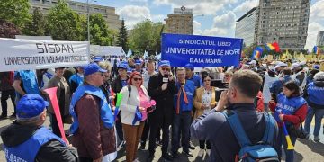 Sindicaliștii băimăreni, prezenți la MARȘUL pentru EDUCAȚIE!