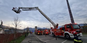 Incendiu pe Strada Electrolizei din Baia Mare