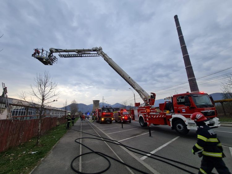 Incendiu pe Strada Electrolizei din Baia Mare