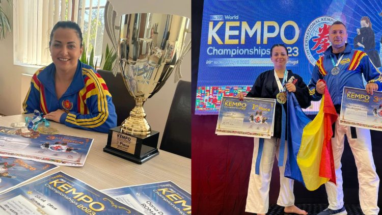 Lăpușul dă CampiOANA Mondială la Kempo! Felicitări din suflet, Oana!
