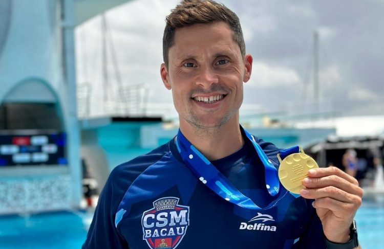 Înotătorul Constantin Popovici a câştigat Cupa Mondială de sărituri de la mare înălţime de la Fort Lauderdale