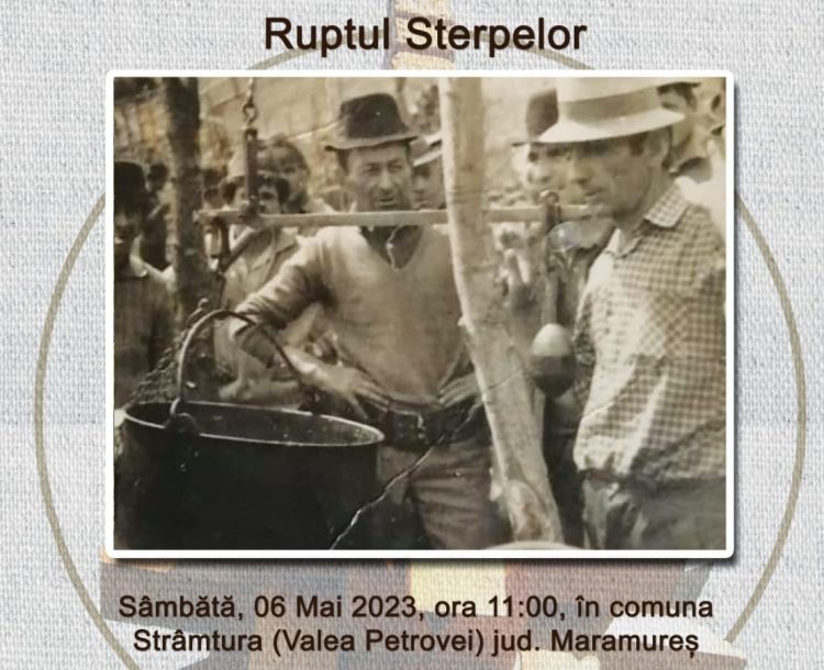 Ruptul Sterpelor, obicei pastoral la Strâmtura