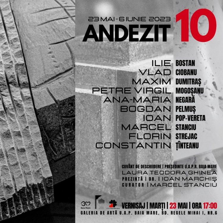 Pentru iubitorii de artă. Expoziția itinerantă de sculptură ANDEZIT 10, la Galeria de Artă din Baia Mare