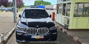 BMW de 343.000 lei, căutat de autoritățile belgiene, depistat de poliţiştii de frontieră