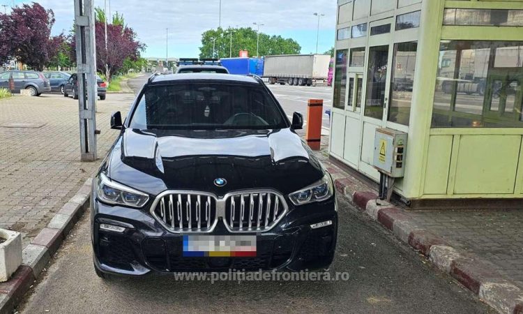 BMW de 343.000 lei, căutat de autoritățile belgiene, depistat de poliţiştii de frontieră