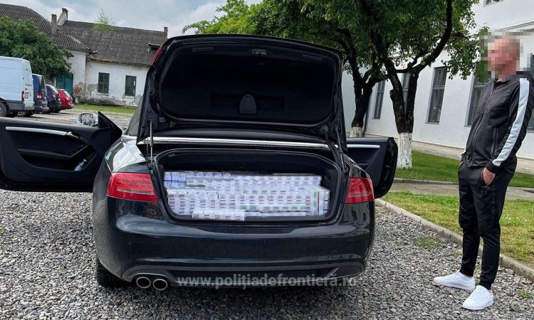 Bărbat cercetat pentru contrabandă a rămas și fără mașină și fără țigări