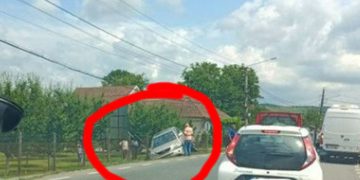 Accident în Șomcuta Mare. A intrat în șanț pe Calea Mireșului