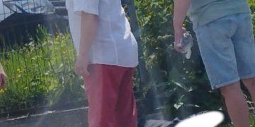 DE ULTIM MOMENT: Un bărbat a căzut pe trotuar aproape de podul de la Semilună din Baia Mare