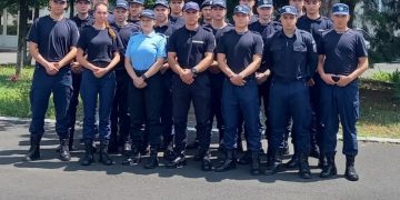 Două moroşocence, eleve ale Școlii Militare de Subofițeri din Fălticeni, fac practică la Jandarmeria Maramureș