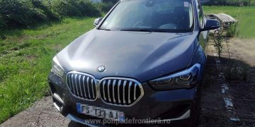 BMW X3 căutat de autoritățile franceze, oprit la frontieră