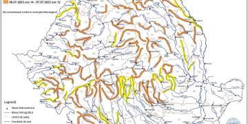 Hidrologii au prelungit avertizările. COD PORTOCALIU pe Vişeu, Iza şi Lăpuş