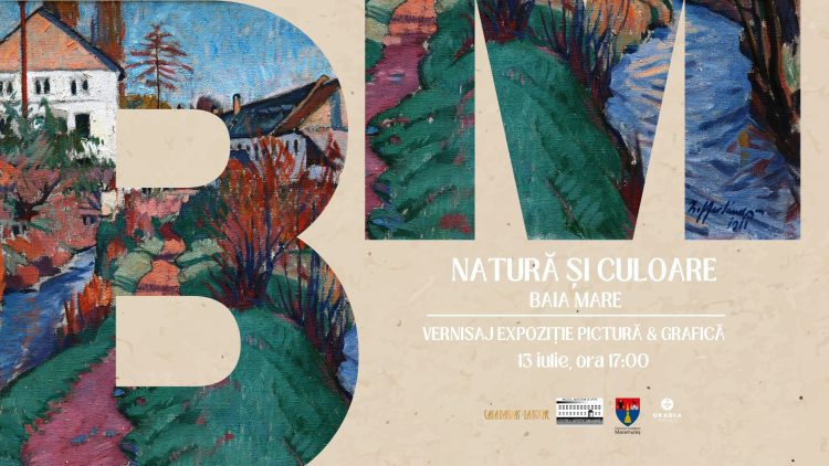 Lucrări ale artiştilor Școlii băimărene de pictură, expuse la Oradea în cadrul expoziției temporare “Baia Mare – natură şi culoare”