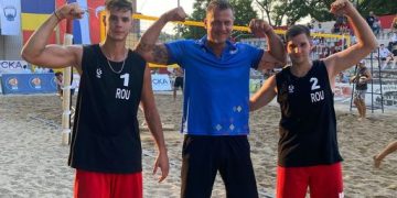 Volei. George Breban de la Știința Explorări Baia Mare, bronz la Balcaniada de volei pe plajă U22