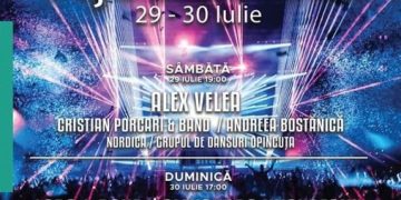 Alex Velea şi Alexandra Ungureanu, la Zilele oraşului Vişeu de Sus