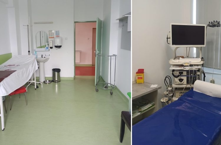 Compartimentul de Gastroenterologie din cadrul Spitalului Judeţean funcționează într-un spațiu nou, modern, adaptat nevoilor pacienților
