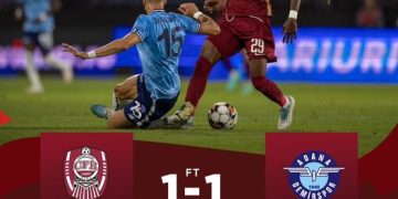 CFR Cluj – Adana Demirspor 1-1, în prima manșă din turul II preliminar al Conference League
