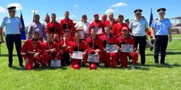 Pompierii voluntari din Mireșu Mare s-au calificat la etapa națională a concursurilor profesionale ale serviciilor voluntare și private pentru situații de urgență