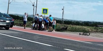 Accident la Jucu, minor lovit de mașina condusă de un maramureșean