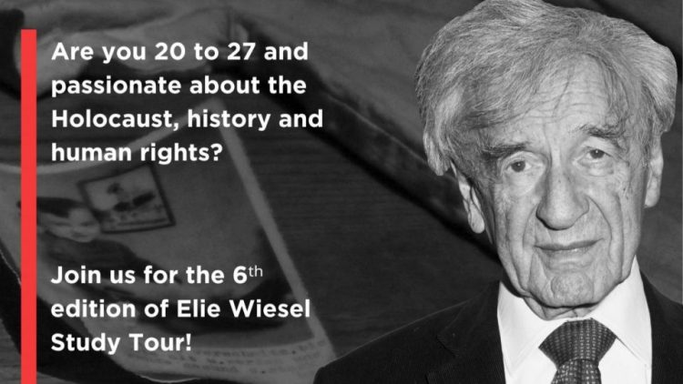Studenții, masteranzii și doctoranzii sunt invitaţi să candideze la Programul Elie Wiesel Study Tour