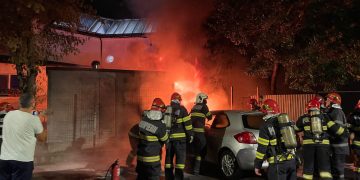 Incendiu puternic la un spital de copii, după ce un transformator a explodat. 110 de micuţi au fost evacuaţi