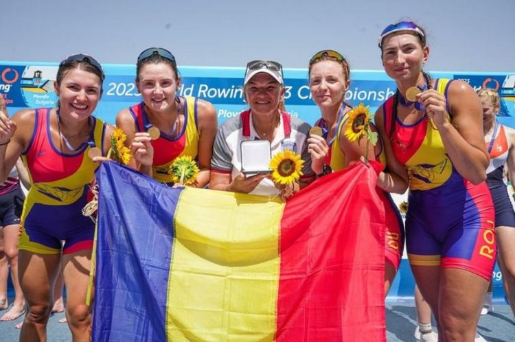 România a câştigat medalia de aur la patru vâsle feminin, la Mondialele Under-23