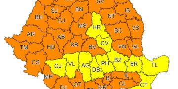 Codul portocaliu de caniculă, prelungit în Maramureș