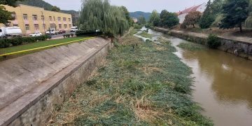 Lucrări pe Râul Săsar din Municipiul Baia Mare